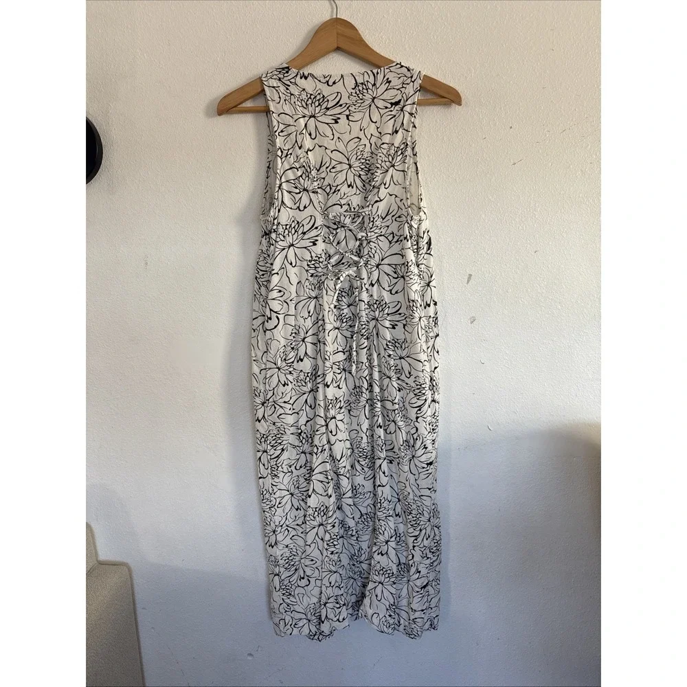 Old Navy Women's Sleeveless Maxi Dress Button Front Linen‎ Blend Maxi Size Small